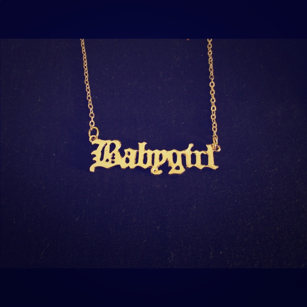 Babygirl gold chain